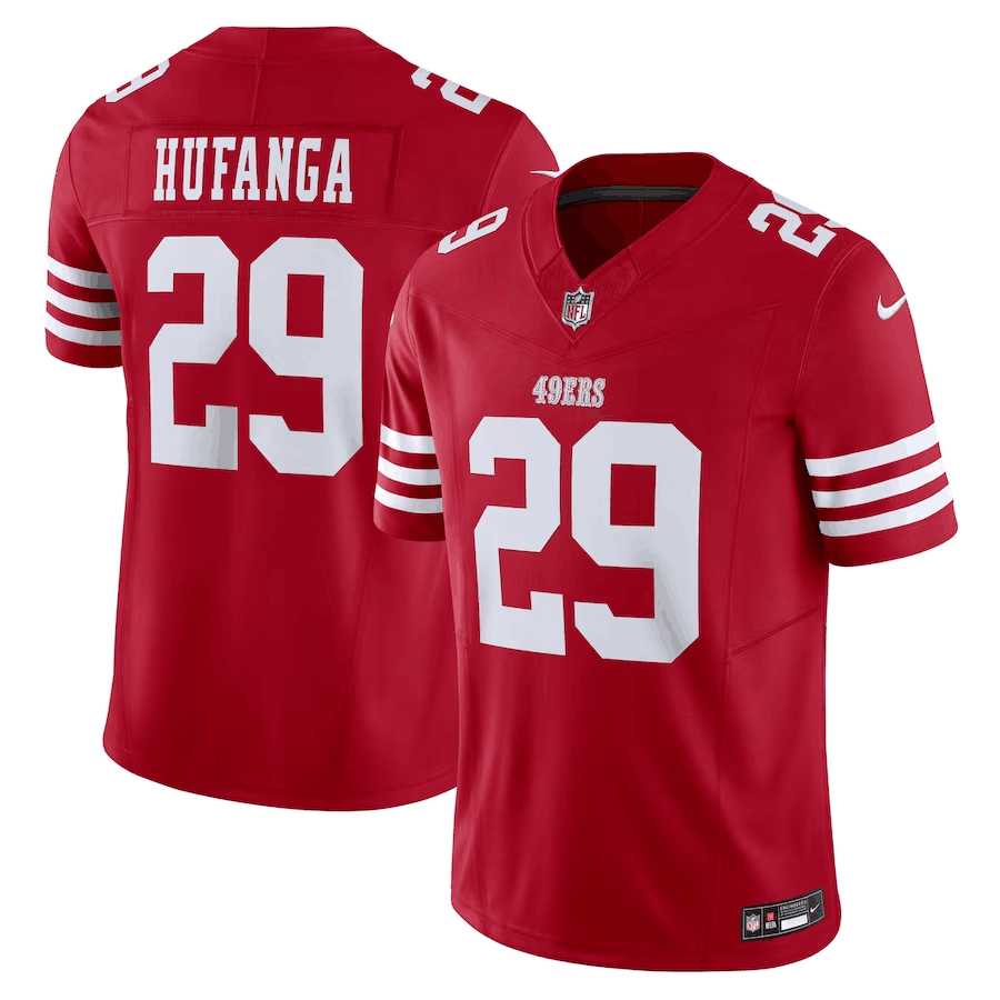 Men & Women & Youth San Francisco 49ers #29 Talanoa Hufanga Red 2023 F.U.S.E. Vapor Untouchable Limited Stitched Football Jersey